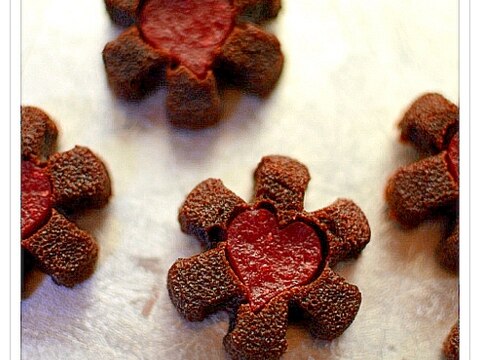 ジュレの花のチョコレートフィナンシェ